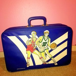 RARE 80s Vintage Sanrio basketball suitcase